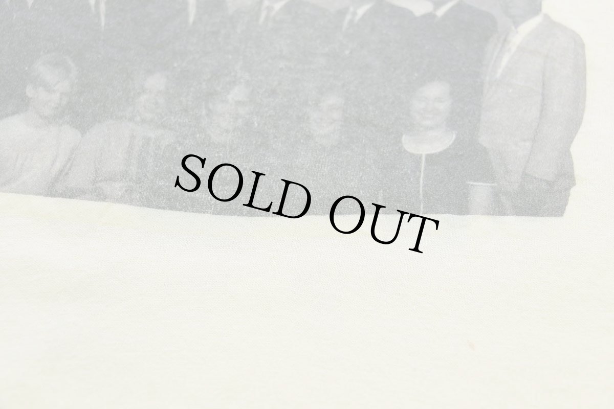 画像5: 90s USA製 MILLS FAMILY REUNION 1998 フォトプリント コットTシャツ 薄黄 L (5)