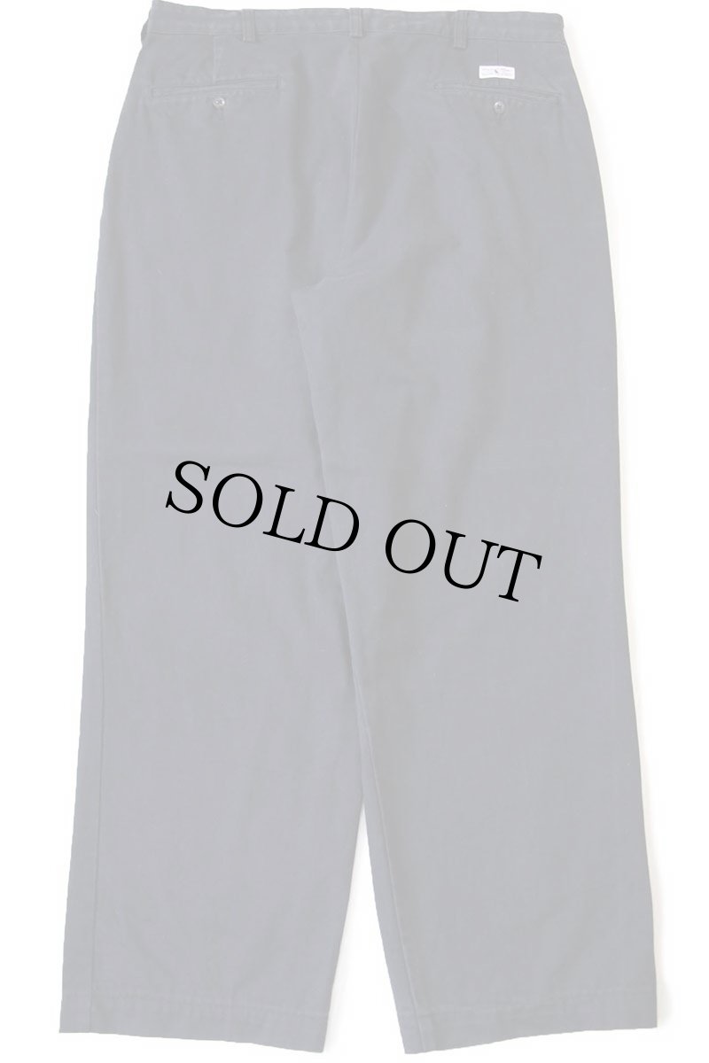 画像3: 90s ポロ ラルフローレン ANDREW PANT ツータック コットン チノパン 黒 w36 L32★314 (3)