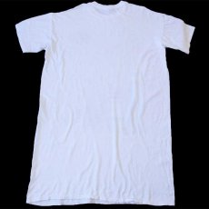画像2: 90s USA製 INSIDE PASSAGE ALASKA マップ コットンTシャツ ワンピース 白 (2)