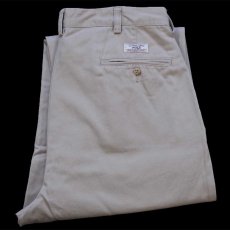 画像1: 90s メキシコ製 ポロ ラルフローレン ANDREW PANT ツータック コットン チノパン ベージュ w34 L30★321 (1)