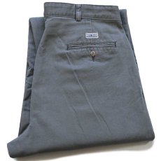 画像1: 90s メキシコ製 ポロ ラルフローレン ANDREW PANT ツータック コットン チノパン グレー w34 L36★319 (1)