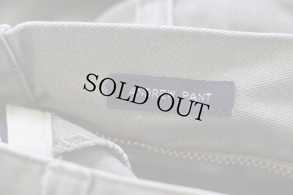 画像7: 90s ポロ ラルフローレン ANDREW PANT ツータック コットン チノパン グレー W34 L32★318 (7)