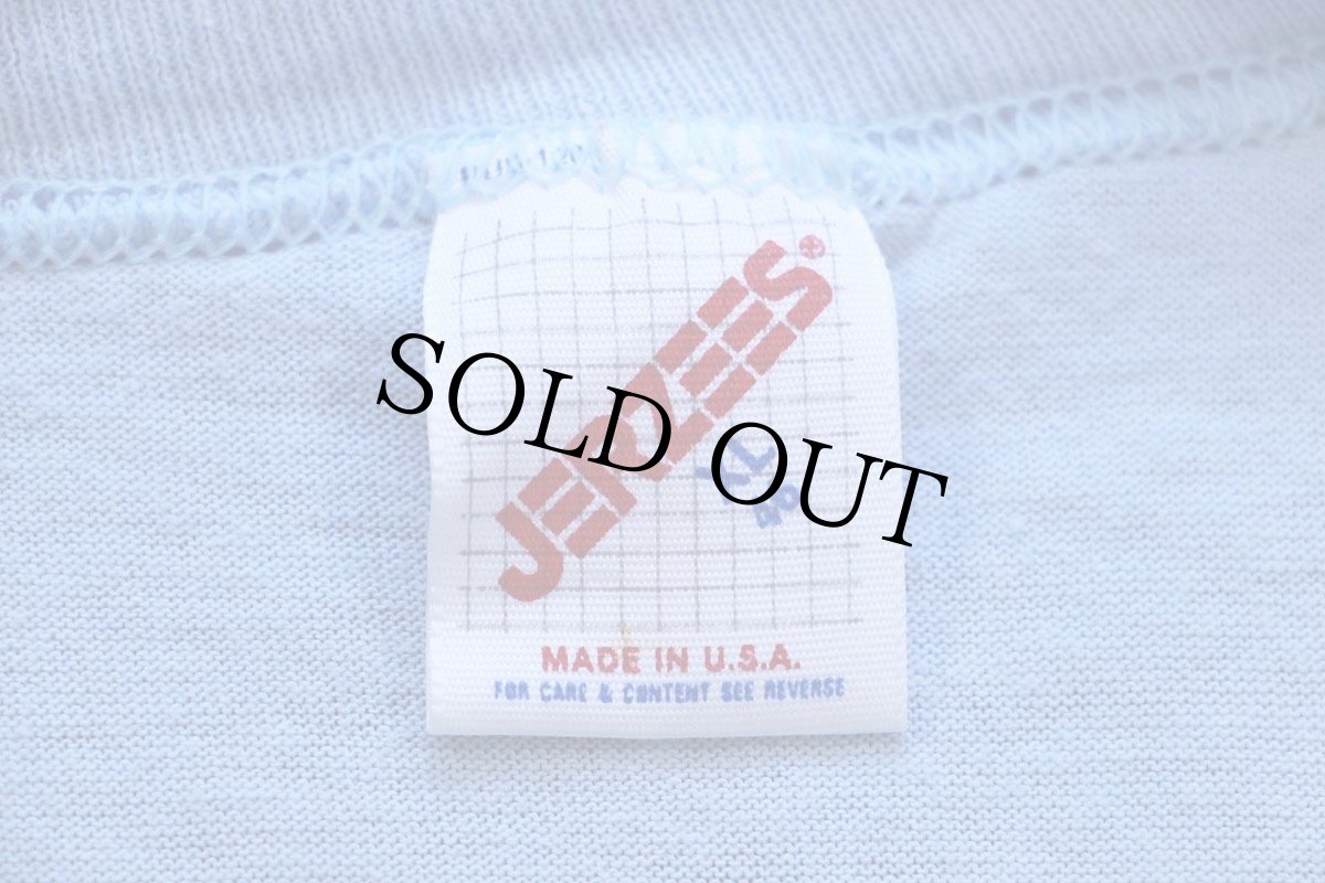 画像5: 80s USA製 No Slack For Iraq AIRBORNE Tシャツ 水色 XL (5)