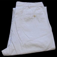 画像1: 90s ポロ ラルフローレン ツータック コットンパンツ ライトベージュ w38 L32★323 (1)