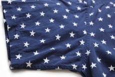 画像6: 90s TOMMY HILFIGERトミーヒルフィガー スター 総柄 ポケット付き ボタンダウン 半袖 コットンシャツ L (6)