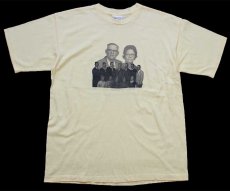 画像2: 90s USA製 MILLS FAMILY REUNION 1998 フォトプリント コットTシャツ 薄黄 L (2)