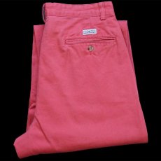 画像1: 90s メキシコ製 ポロ ラルフローレン ANDREW PANT ツータック コットン チノパン ピンク w31 L30★317 (1)