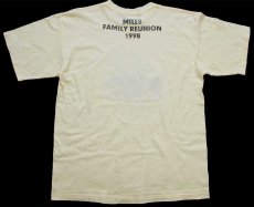 画像3: 90s USA製 MILLS FAMILY REUNION 1998 フォトプリント コットTシャツ 薄黄 L (3)
