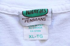 画像4: 90s カナダ製 GEORGE STREET ARTVARKS アンティーク アートフレーム 両面プリント コットンTシャツ 白 XL (4)