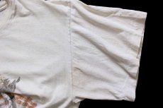 画像7: 90s USA製 HARLEY-DAVIDSON ハーレー ダビッドソン Paradise Found 両面プリント コットンTシャツ ボロ アイボリー XL (7)