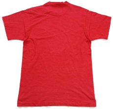 画像3: 90s USA製 Rawlings MLB CINCINNATI REDS マスコット ひび割れプリント コットンTシャツ 赤 L (3)
