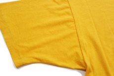 画像6: 90s USA製 RUSSELLラッセル FOURTH ANNUAL GATOR BLUE-GOLD GAME 三段中抜きプリント Tシャツ 濃黄 XXL★特大 (6)