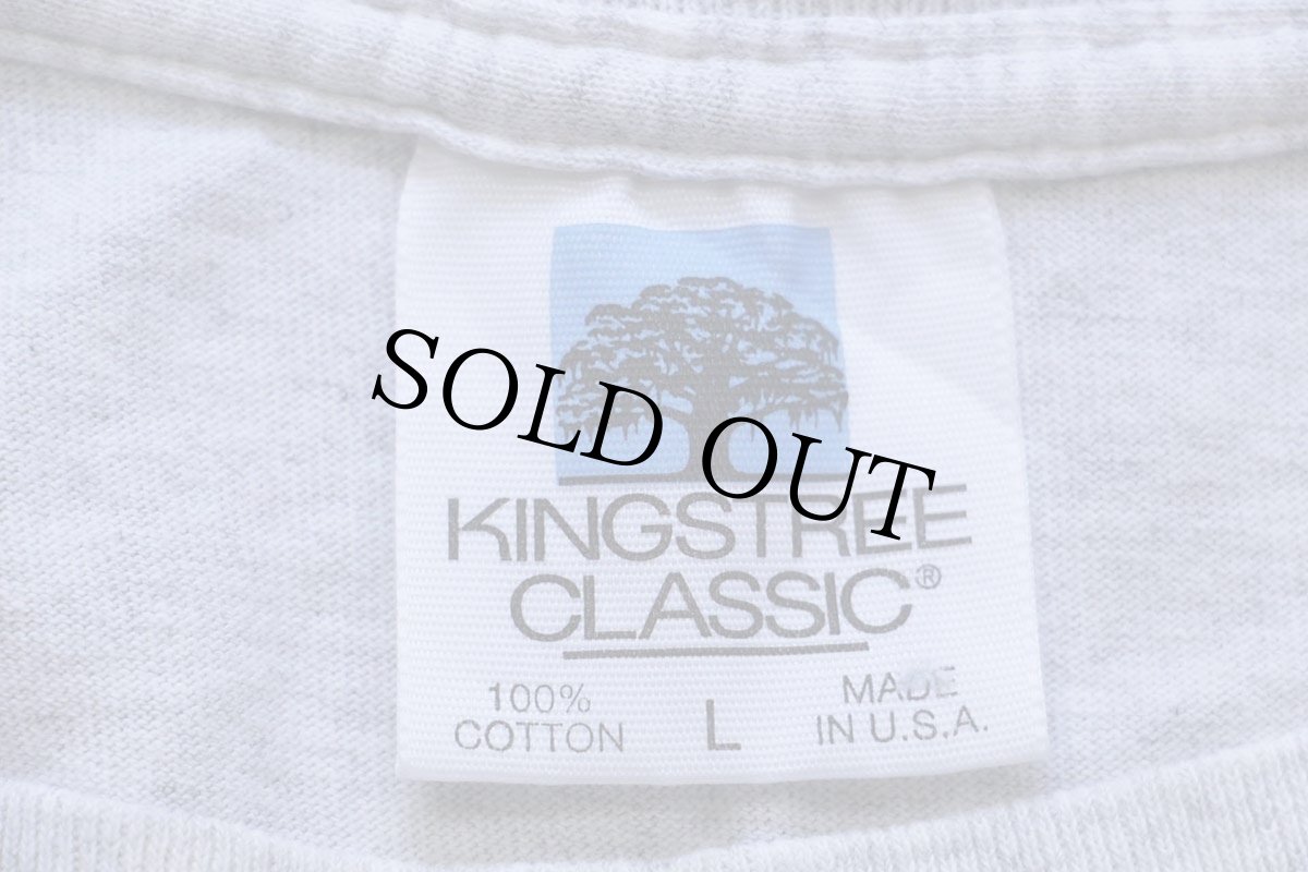 画像4: 90s USA製 SEA WORLD FOCUS ON THE FUTURE 両面プリント アート コットンTシャツ 杢グレー L (4)