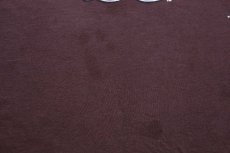 画像6: 90s USA製 NFL CLEVELAND BROWNS Vネック コットン フットボールTシャツ 焦げ茶 XL (6)