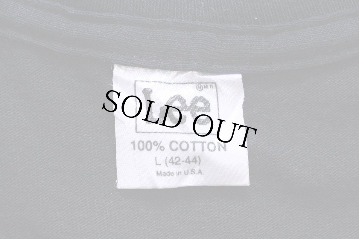 画像5: 90s USA製 Leeリー 100th Fiesta! SAN ANTONIO トウガラシ 蛍光プリント コットンTシャツ 黒 L (5)