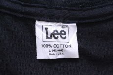 画像5: 90s USA製 Leeリー 100th Fiesta! SAN ANTONIO トウガラシ 蛍光プリント コットンTシャツ 黒 L (5)