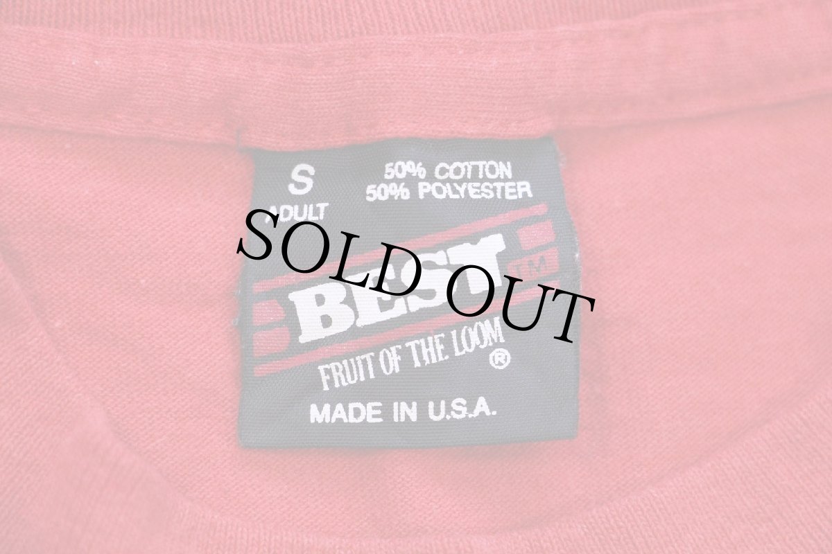 画像5: 90s USA製 Coca-Colaコカコーラ ロゴ 8 ナンバリング Tシャツ 赤 S (5)