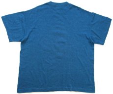 画像3: 90s USA製 Utah サボテン ネイティブ柄 アート 発泡プリント Tシャツ 青×紺 ミックス XL (3)