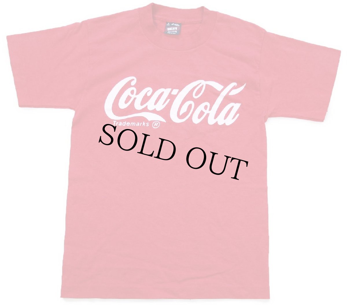 画像2: 90s USA製 Coca-Colaコカコーラ ロゴ 8 ナンバリング Tシャツ 赤 S (2)
