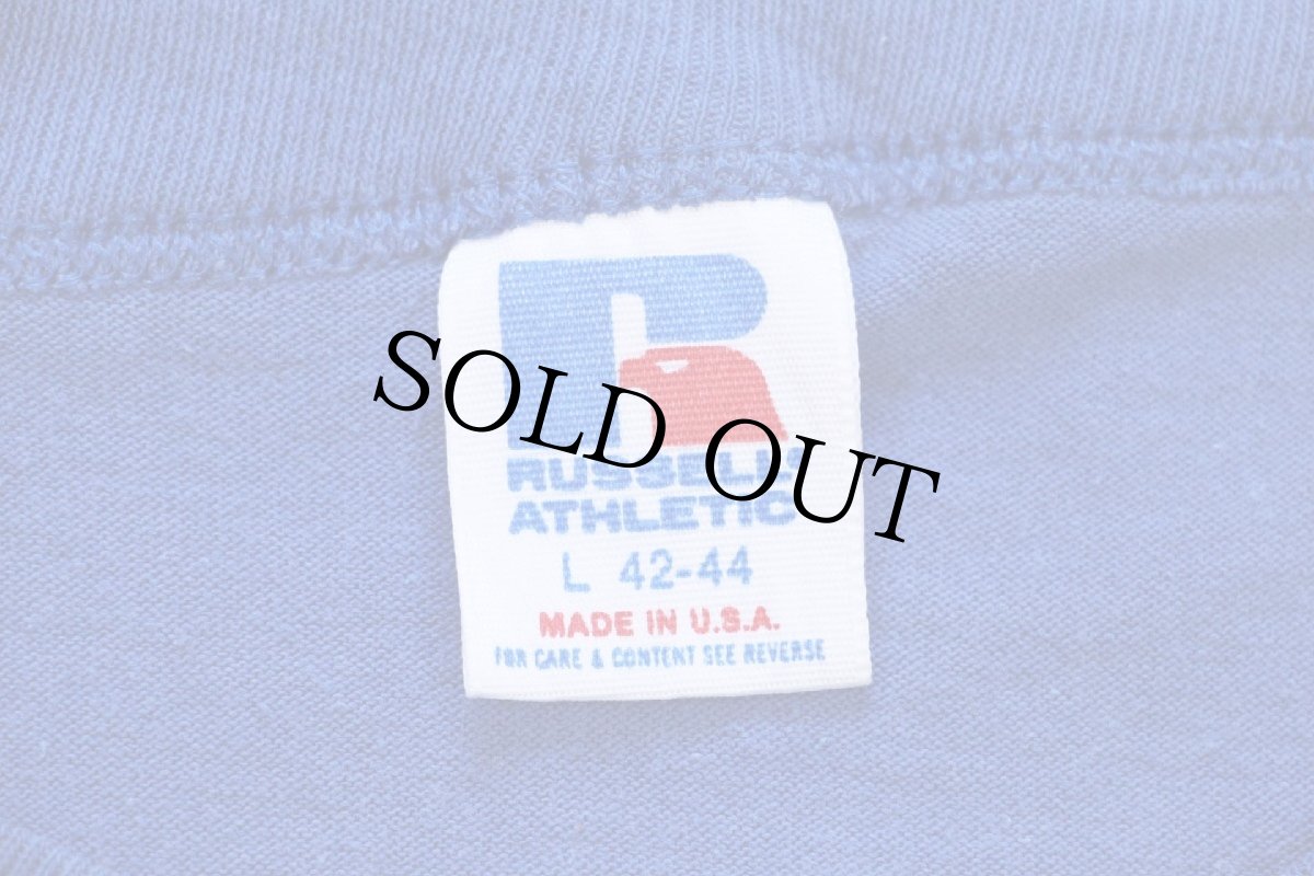 画像4: 90s USA製 RUSSELLラッセル Saline County Veterans Memorial 退役軍人 Tシャツ 青 L (4)