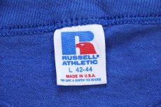 画像4: 90s USA製 RUSSELLラッセル Saline County Veterans Memorial 退役軍人 Tシャツ 青 L (4)