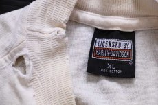 画像5: 90s USA製 HARLEY-DAVIDSON ハーレー ダビッドソン Paradise Found 両面プリント コットンTシャツ ボロ アイボリー XL (5)