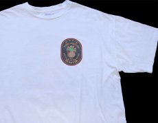 画像1: 90s USA製 THE FROG AND ONION PUB BERMUDA 両面プリント コットンTシャツ 白 XXL★特大 (1)