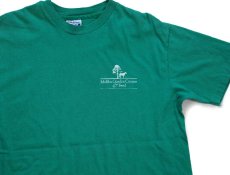 画像1: 80s USA製 Hanes Malibu Garden Center & Feed 両面プリント コットンTシャツ 緑 L (1)