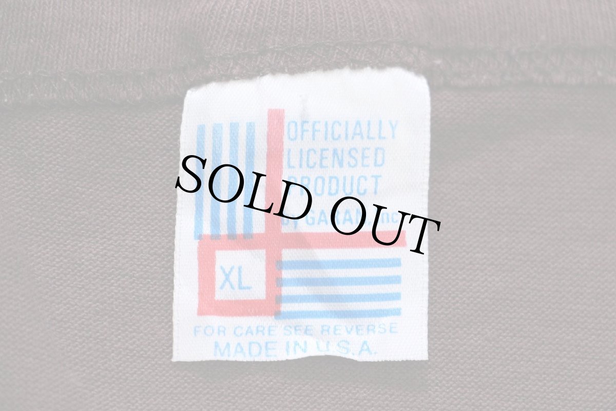 画像5: 80s USA製 NFL CLEVELAND BROWNS Vネック フットボールTシャツ 焦げ茶 XL (5)