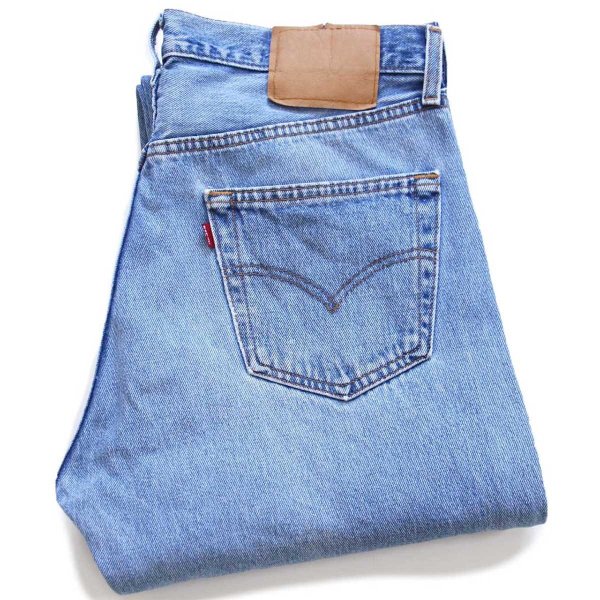 90s USA製 Levi'sリーバイス 501 デニムパンツ W34 L36☆162