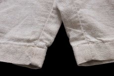 画像6: 90s DOCKERSドッカーズ RECODE ツータック リネン×コットン ショートパンツ ベージュ w36★Levi'sリーバイス ショーツ (6)