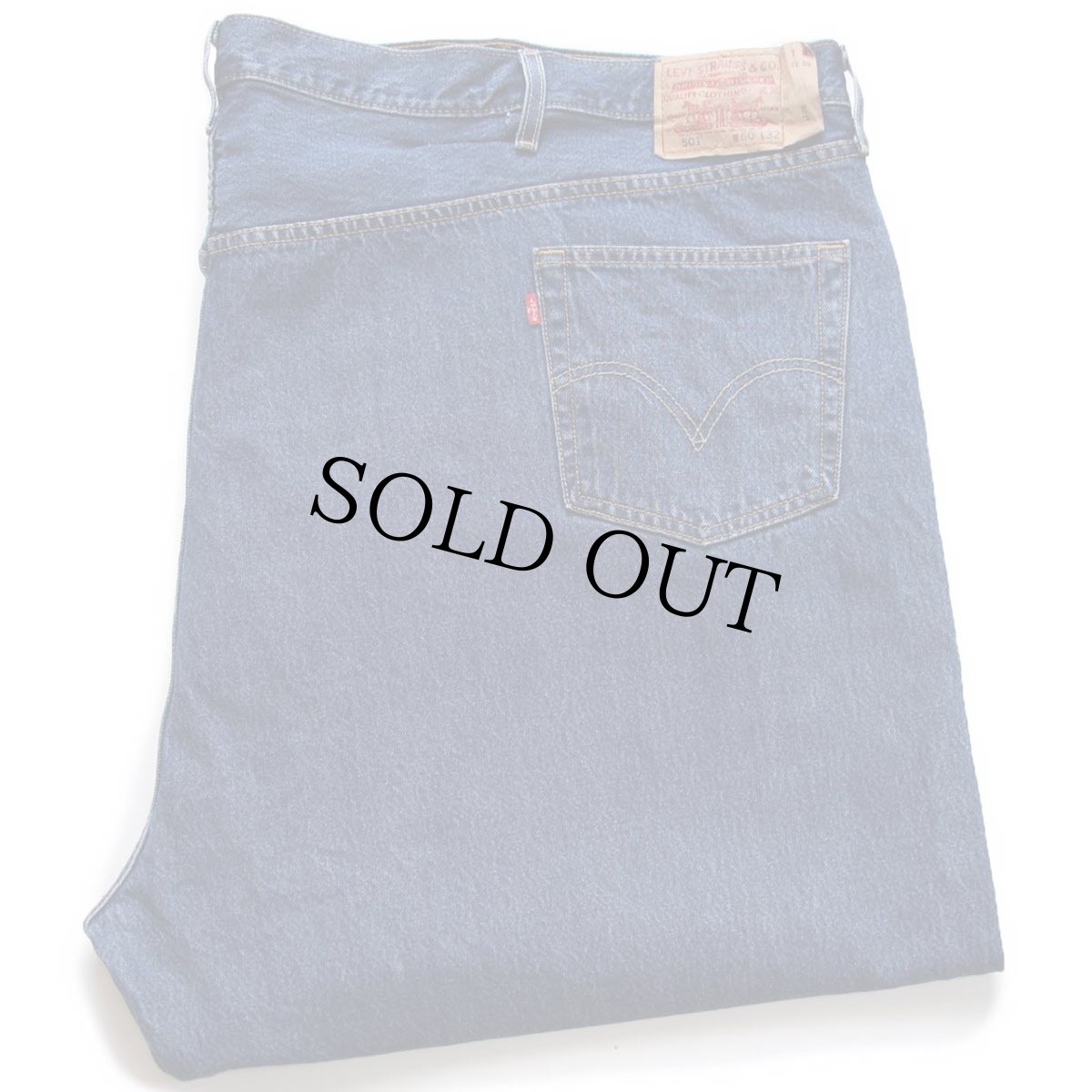 画像3: 00s Levi'sリーバイス 501 デニムパンツ W60★超特大 バナー ディスプレイ (3)