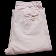 画像1: 90s ポロ ラルフローレン HAMMOND PANT ツータック コットンパンツ ライトベージュ w35 L34★324 (1)