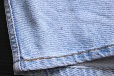 画像6: 90s USA製 Levi'sリーバイス 551 デニム ショートパンツ アイスブルー w32★ショーツ (6)