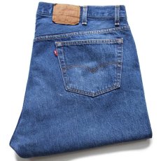 画像1: 90s USA製 Levi'sリーバイス 501 デニムパンツ ヒゲ w46★163 特大 (1)