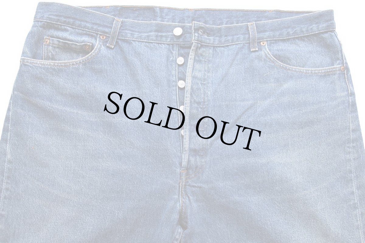 画像4: 90s USA製 Levi'sリーバイス 501 デニムパンツ ヒゲ W46★163 特大 (4)