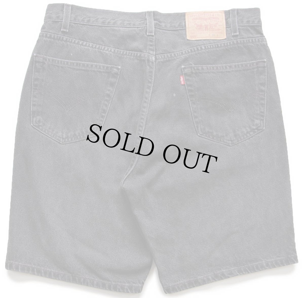 画像2: 00s メキシコ製 Levi'sリーバイス 505 ブラックデニム ショートパンツ w36★ショーツ (2)