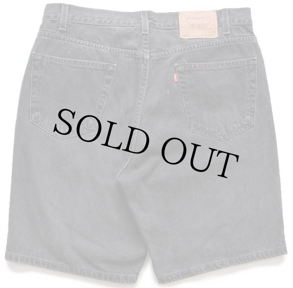 00s メキシコ製 Levi'sリーバイス 505 ブラックデニム ショートパンツ