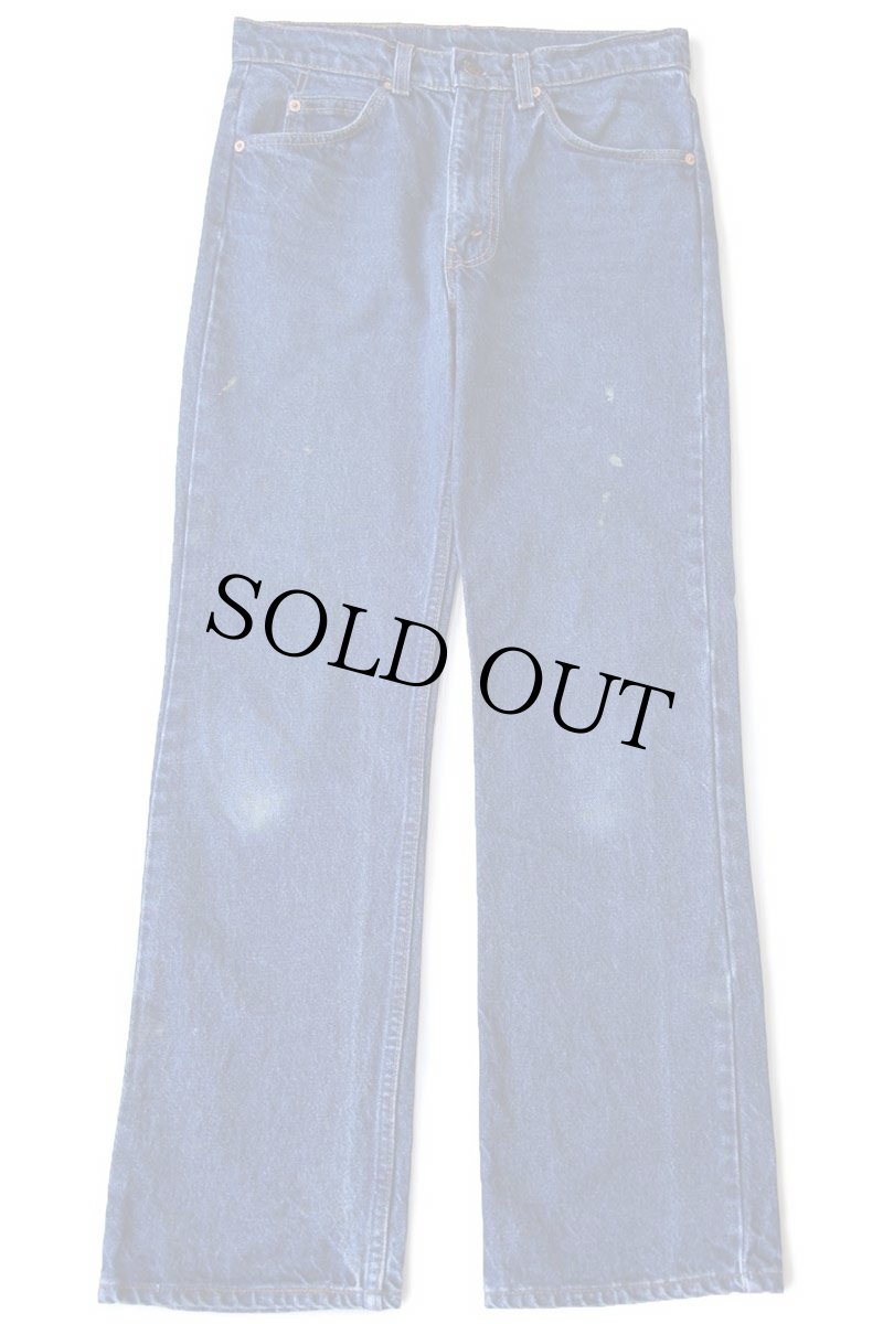 画像2: 90s USA製 Levi'sリーバイス 517 ペンキ飛び デニムパンツ W31 L30★ブーツカット (2)