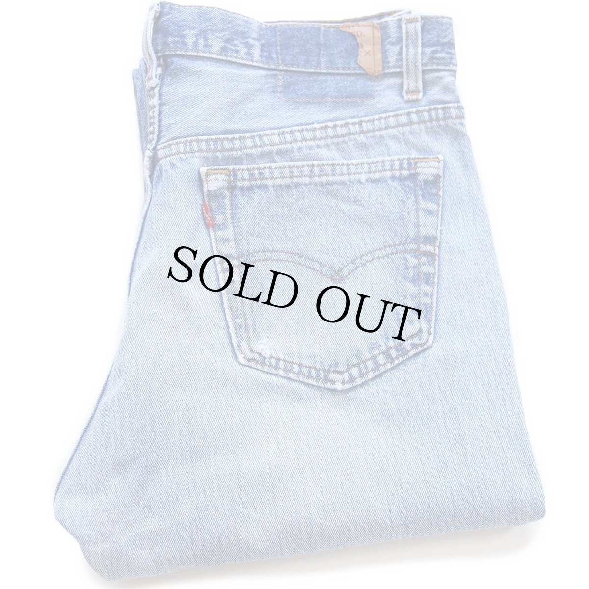 画像1: 90s USA製 Levi'sリーバイス 501 ダメージ デニムパンツ W34 L32★161 (1)