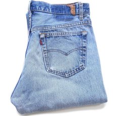 画像1: 90s USA製 Levi'sリーバイス 501 ダメージ デニムパンツ w34 L32★161 (1)