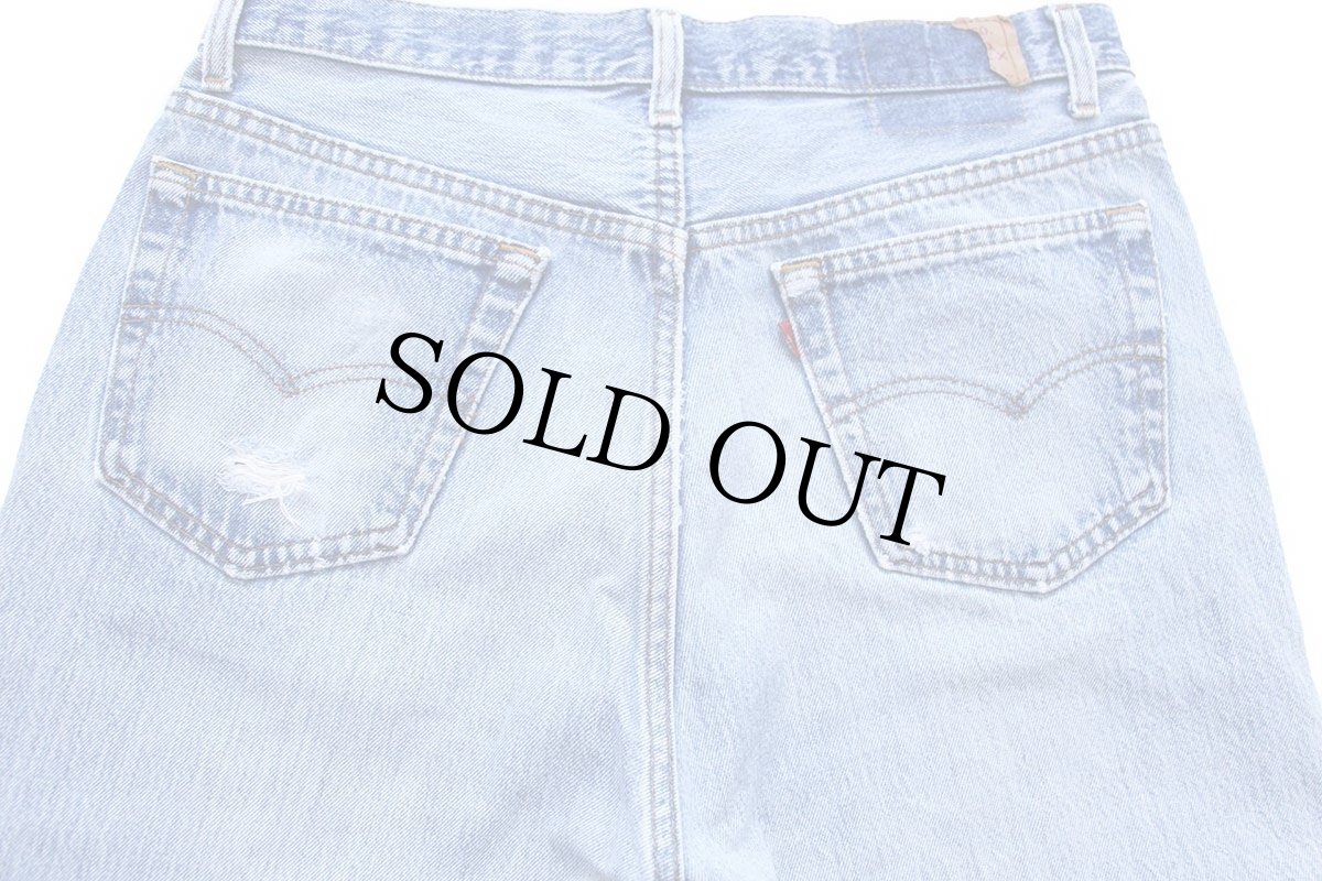 画像5: 90s USA製 Levi'sリーバイス 501 ダメージ デニムパンツ W34 L32★161 (5)