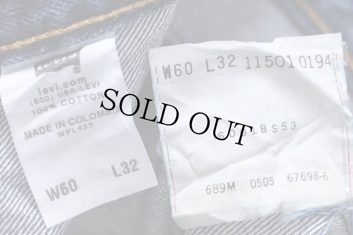 画像6: 00s Levi'sリーバイス 501 デニムパンツ W60★超特大 バナー ディスプレイ (6)