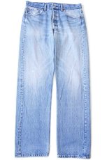 画像2: 90s USA製 Levi'sリーバイス 501 ダメージ デニムパンツ w34 L32★161 (2)