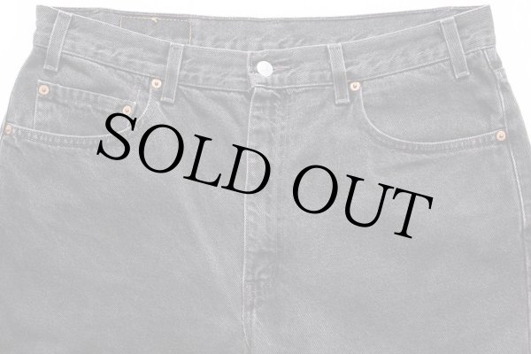 00s メキシコ製 Levi'sリーバイス 505 ブラックデニム ショートパンツ