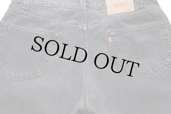00s メキシコ製 Levi'sリーバイス 505 ブラックデニム ショートパンツ