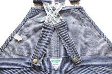 画像5: 70s USA製 OSHKOSH B'GOSH ローバック ヒッコリー ストライプ オーバーオール w42 (5)