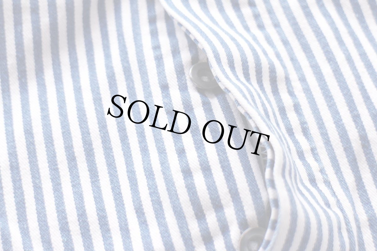 画像8: 90s USA製 JCPenney BIGMACビッグマック ペンキ飛び ダブルニー ヒッコリー ストライプ オーバーオール w44 (8)