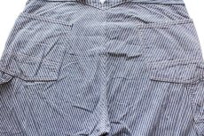 画像8: 70s USA製 OSHKOSH B'GOSH ローバック ヒッコリー ストライプ オーバーオール w42 (8)