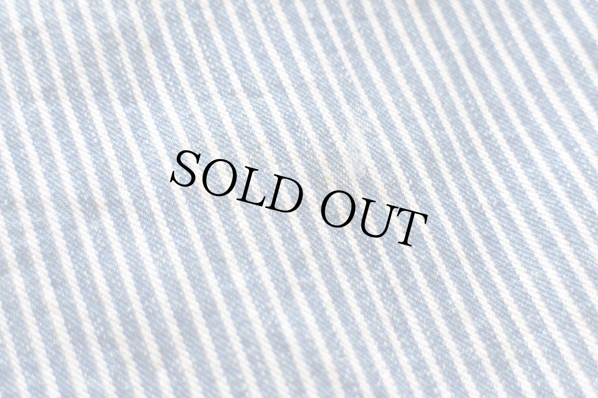 画像8: 80s USA製 KEY Imperial ヒッコリー ストライプ オーバーオール W46★特大 ビンテージ オールド ワーク ペインター パンツ ビッグサイズ (8)